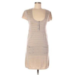 Meghan LA Merino Wool Short Sleeve Sweater Dress 6